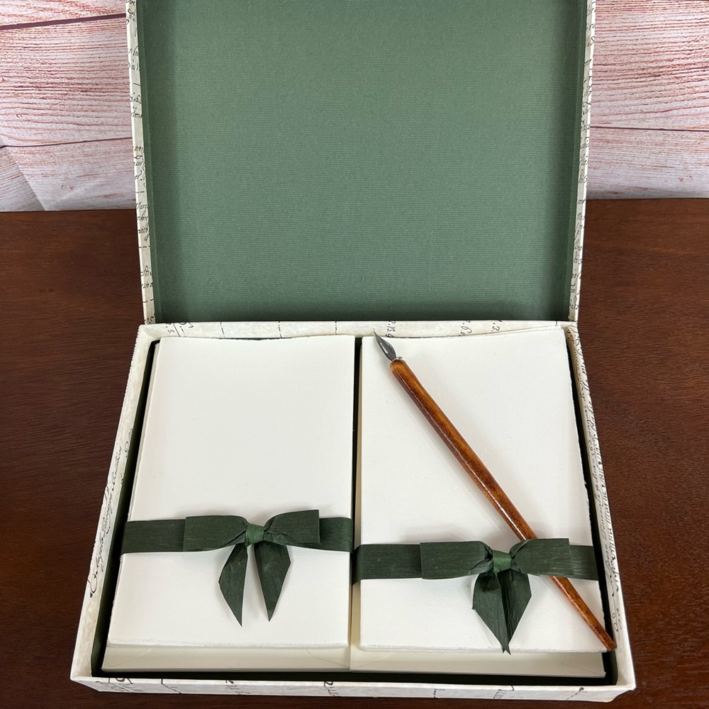 Stationary box stylish letters and Calligraphy Pen